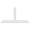 Ekena Millwork Portland Architectural Grade PVC Gable Bracket, 72"W x 39"H x 4"D x 6"F, 13/12 Pitch GBP072X39X0406POR00 - alternate 3